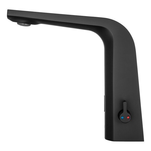 Смеситель для раковины Swedbe Europe 6020B сенсор с ручной регулировкой темп. воды черный (6020B)