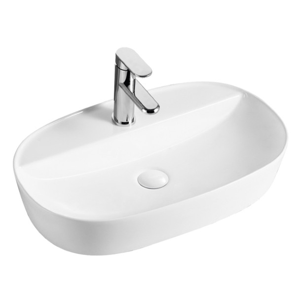 Раковина накладная Azario Loretti 61x12x40 белая (AZ-2203) Раковина накладная Azario Loretti 61x12x40 белая (AZ-2203)