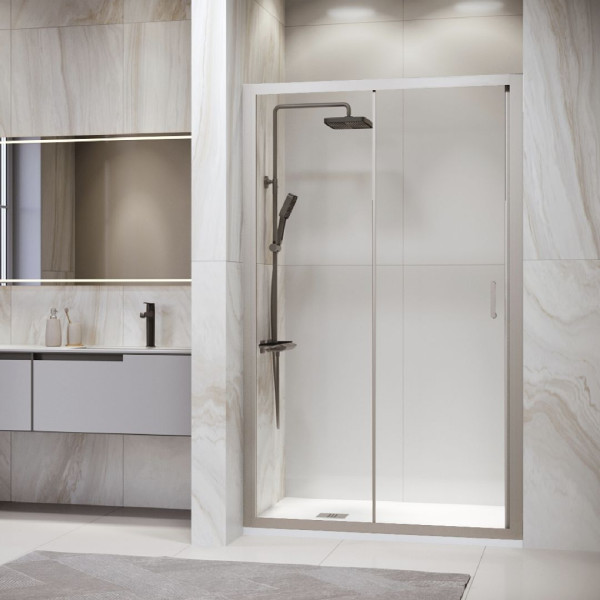 Душевая дверь RGW PA-14 130x195 стекло прозрачное, профиль хром (41081413-11)