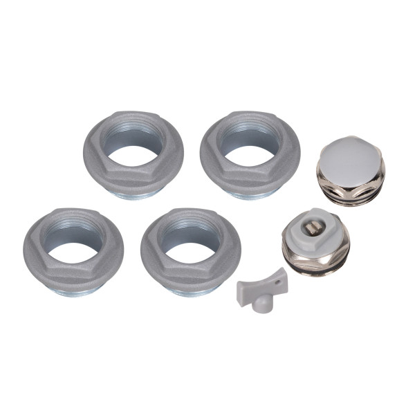 Комплект универсальный для монтажа радиатора Royal Thermo 3/4'' (серебристый) (RT3/4S)