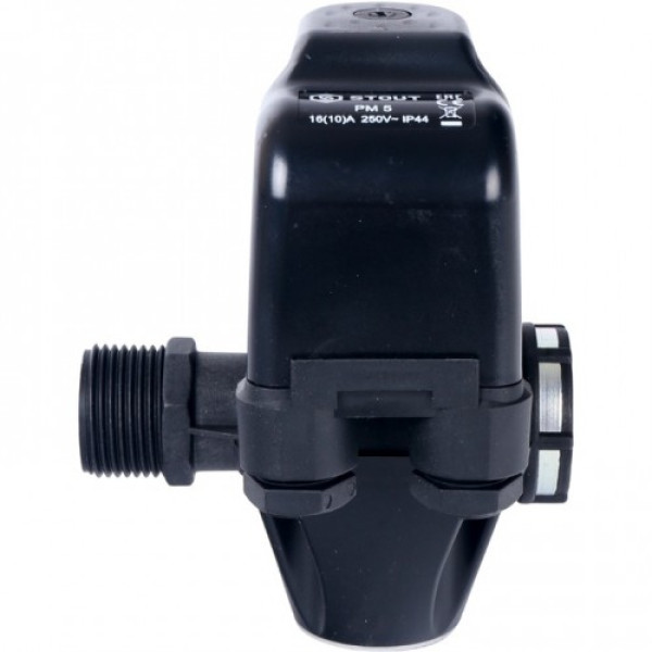Реле давления Stout PM5-3W со встроенным манометром, 1-5 бар SCS-0001-000053 Реле давления Stout PM5-3W со встроенным манометром, 1-5 бар SCS-0001-000053