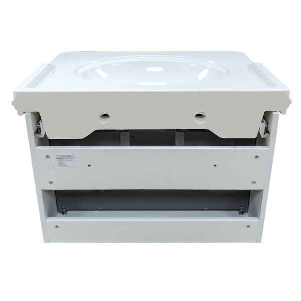 Тумба подвесная Comforty Монако 800x545x500 белый глянцевый с раковиной (00-00001492)