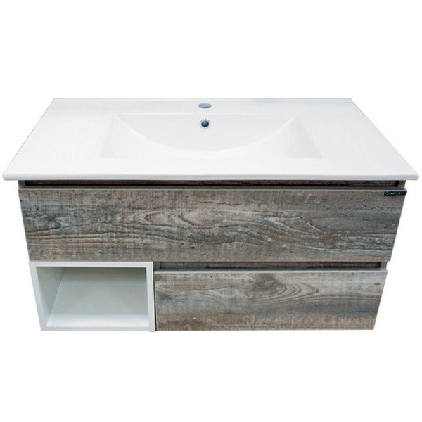 Тумба подвесная с раковиной Comforty Турин 900x465x500 дуб бежевый (00-00013940) Тумба подвесная с раковиной Comforty Турин 900x465x500 дуб бежевый (00-00013940)