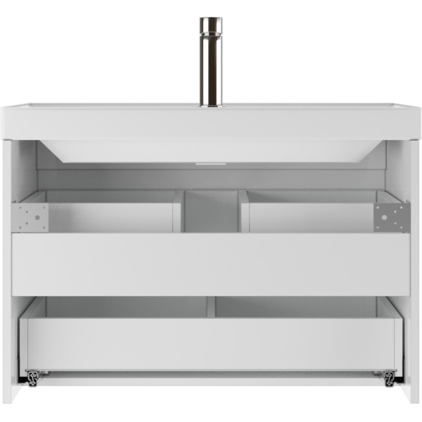Тумба подвесная под умывальник Classica 80 Graffo белый глянец В2 Домино (DGr2105T) Тумба подвесная под умывальник Classica 80 Graffo белый глянец В2 Домино (DGr2105T)