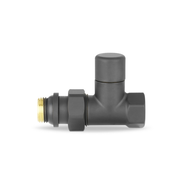 Клапан настроечный прямой 1/2" Varmega VMDV04 (черный) (VMDV04-210404)
