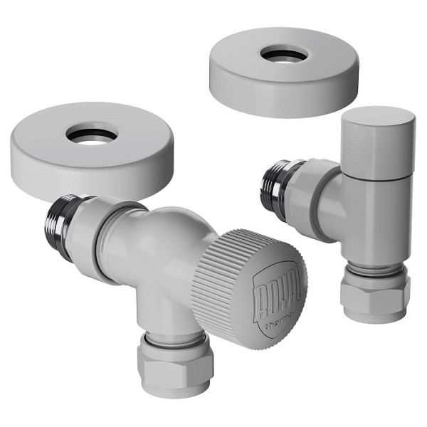 Комплект термостатический осевой 1/2"х15 мм Royal Thermo Design Pro М30х1,5 (Белый) (RATVXO11215WH) Комплект термостатический осевой 1/2"х15 мм Royal Thermo Design Pro М30х1,5 (Белый) (RATVXO11215WH)