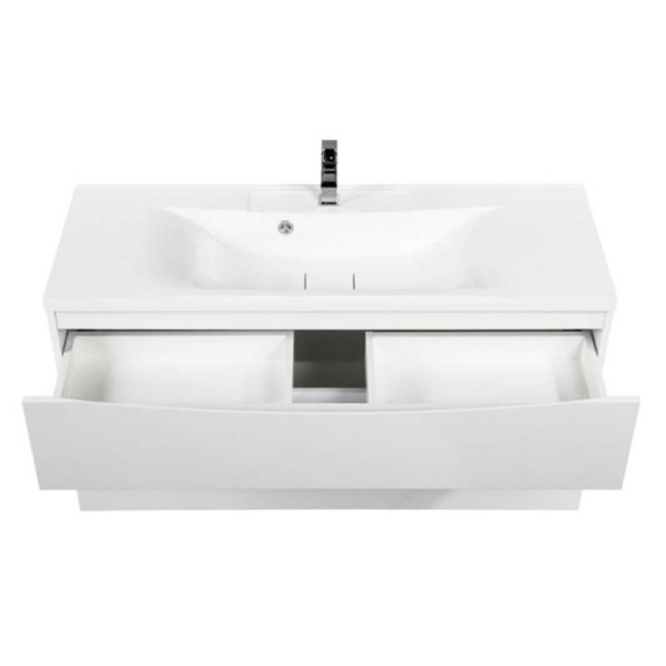 Тумба подвесная BelBagno Marino-H60 110 Bianco Lucido (MARINO-H60-1100-2C-SO-BL-P)