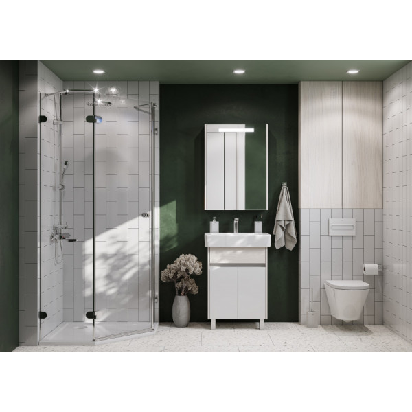 Тумба напольная Aquaton Верди PRO 540x395x660 белый, ясень фабрик (1.A207.7.01V.DAV.0)