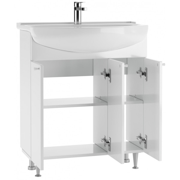 Тумба напольная Амур 70 Промо без ящика Домино (DP2604T) Тумба напольная Амур 70 Промо без ящика Домино (DP2604T)