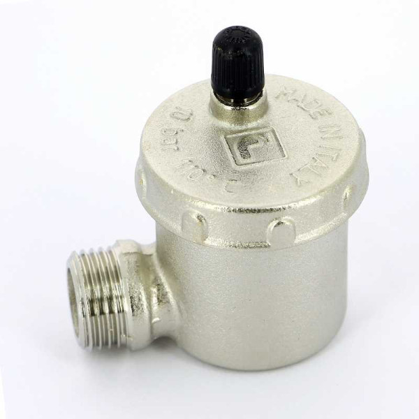 Воздухоотводчик автоматический Itap 1/2" боковое подключение (никель) (3640012)