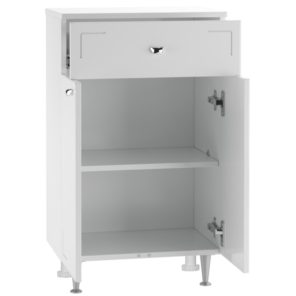 Комод 50 Классик с верхним ящиком В1 Айсберг Домино (DA1002K)