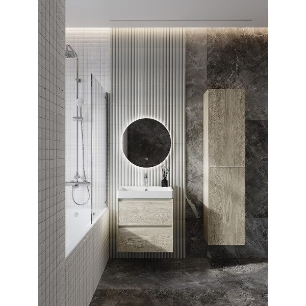 Пенал подвесной Roca Ona 40x30x175 светлый дуб (857635512)