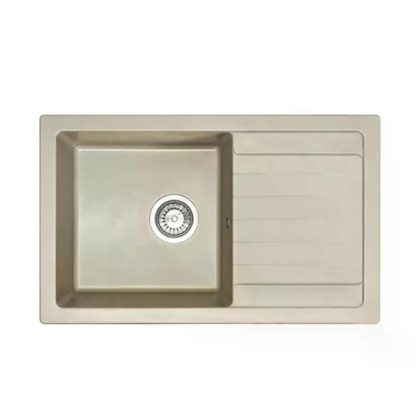 Мойка для кухни Rea dag biege гранит 75x43,5x15 бежевая (ZLE-00113)