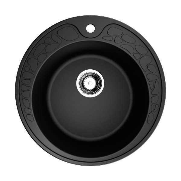 Мойка для кухни врезная Omoikiri Tovada 51-BL 510 черный (4993369) Мойка для кухни врезная Omoikiri Tovada 51-BL 510 черный (4993369)