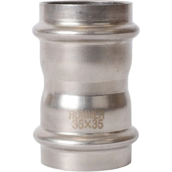 Муфта 35 Rommer из нержавеющей стали (пресс) (RSS-0017-000035) Муфта 35 Rommer из нержавеющей стали (пресс) (RSS-0017-000035)