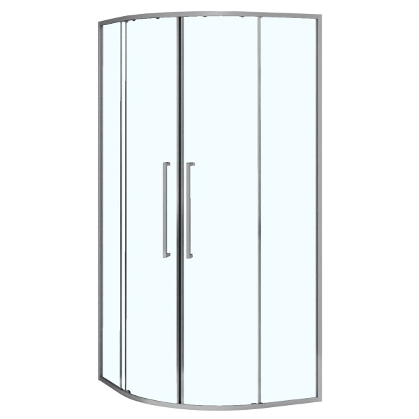 Душевой уголок Azario Shanghai 100x100x195 стекло прозрачное, профиль графит матовый (AZ-S43-10-MGR-CL)