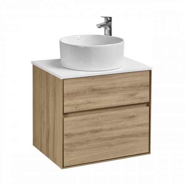 Тумба подвесная Aquaton Либерти 588x455x550 дуб эльвезия (1.A279.4.01L.YC7.0)