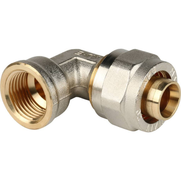 Соединение угловое 20x1/2"В Stout (обжим) (SFS-0007-001220) Соединение угловое 20x1/2"В Stout (обжим) (SFS-0007-001220)