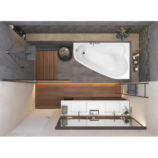 Ванна акриловая VagnerPlast Selena 160 R 160х105х43 (VPBA163SEL3PX-01) Ванна акриловая VagnerPlast Selena 160 R 160х105х43 (VPBA163SEL3PX-01)