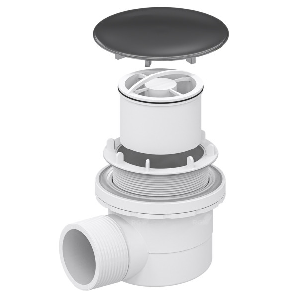 Сифон для душевых поддонов RGW Velplex QYD-06 графит (18241106-02) Сифон для душевых поддонов RGW Velplex QYD-06 графит (18241106-02)