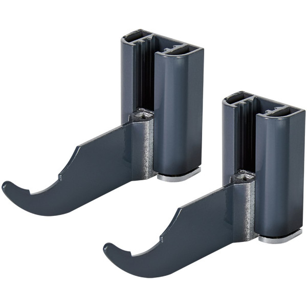Комплект настенных регулируемых кронштейнов Stout (2 шт.) графит RAL 7024 (SKU-0320-000080 7024) Комплект настенных регулируемых кронштейнов Stout (2 шт.) графит RAL 7024 (SKU-0320-000080 7024)