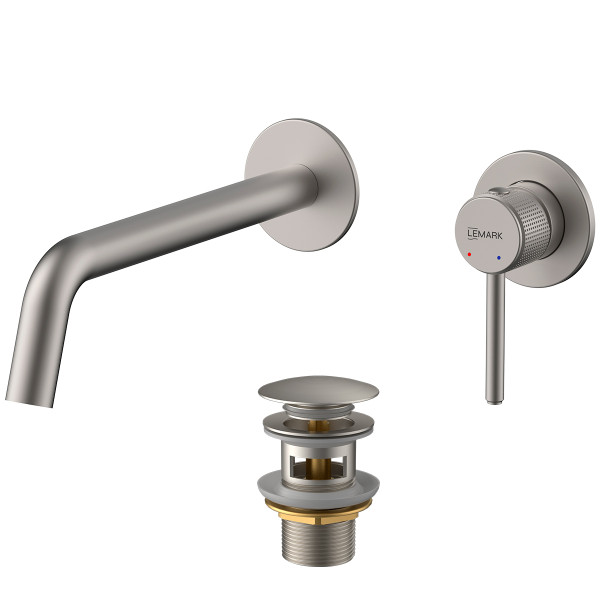 Смеситель для раковины Lemark Beluga встраиваемый хром (LMF-8033B-BN) Смеситель для раковины Lemark Beluga встраиваемый хром (LMF-8033B-BN)