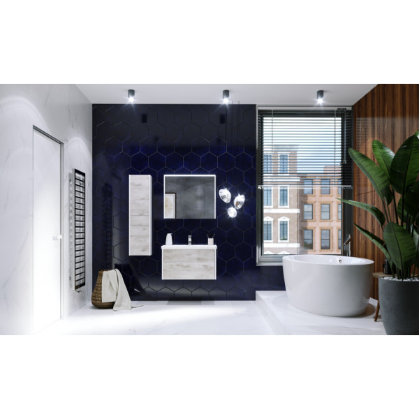 Шкаф зеркальный Roca Ronda 800x145x780 белый матовый, бетон (Z.RU93.0.300.9) Шкаф зеркальный Roca Ronda 800x145x780 белый матовый, бетон (Z.RU93.0.300.9)