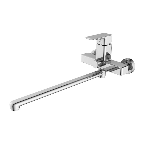 Смеситель для ванны и душа Iddis Brick c длинным изливом и керамическим дивертором (BRISBL2i10) Смеситель для ванны и душа Iddis Brick c длинным изливом и керамическим дивертором (BRISBL2i10)