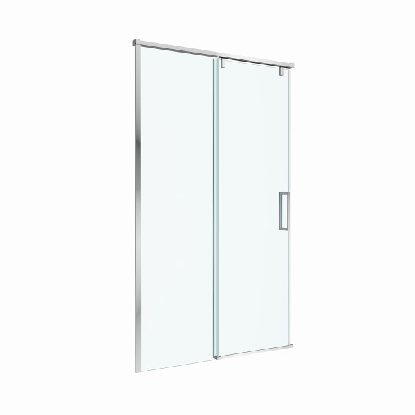 Душевая дверь BelBagno Soft Close-1 130x200 стекло прозрачное, профиль хром глянцевый (SOFT_CLOSE-1-BF-1-130-C-Cr)