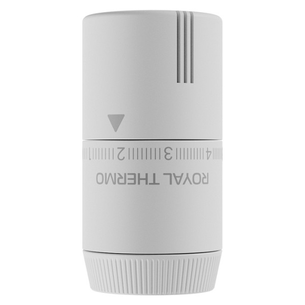 Головка термостатическая М30х1,5 Royal Thermo Design жидкостная (белый soft touch) (RATHDN13015WS) Головка термостатическая М30х1,5 Royal Thermo Design жидкостная (белый soft touch) (RATHDN13015WS)