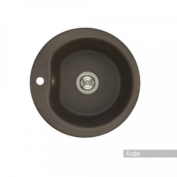 Мойка для кухни врезная Aquaton Мида 510x510x211 кофе (1.A712.7.32M.D28.0)