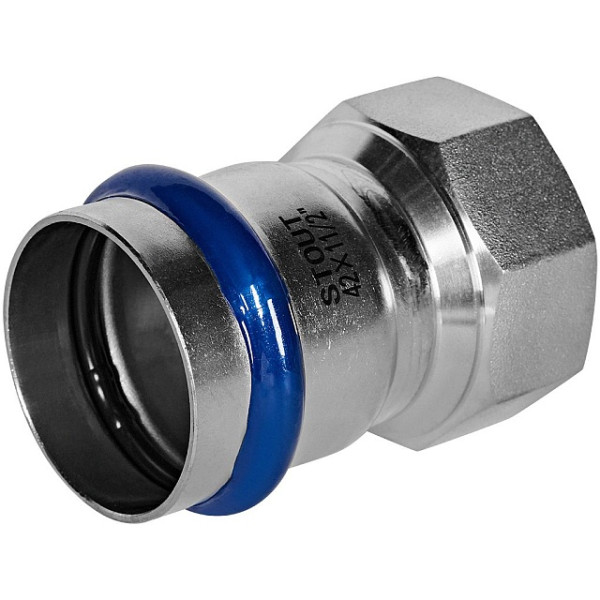 Переход 42х1 1/2"В Stout SSS-2022 ВПр-ВР (нерж.ст., пресс) SSS-2022-042112 Переход 42х1 1/2"В Stout SSS-2022 ВПр-ВР (нерж.ст., пресс) SSS-2022-042112