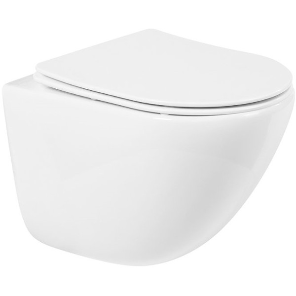 Сиденье для унитаза BelBagno Amanda с soft close, белое (BB051SC) Сиденье для унитаза BelBagno Amanda с soft close, белое (BB051SC)