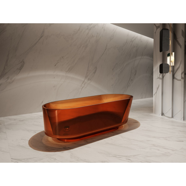 Ванна прозрачная Abber Kristall 170x80 коричневая (AT9706Opal) Ванна прозрачная Abber Kristall 170x80 коричневая (AT9706Opal)