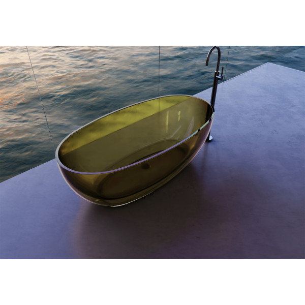 Ванна прозрачная Abber Kristall 170x75 оливковый (AT9703Vesuvian) Ванна прозрачная Abber Kristall 170x75 оливковый (AT9703Vesuvian)