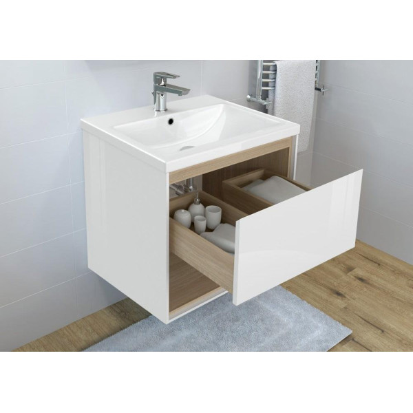 Тумба подвесная Cersanit Louna белый (SP-SZ-LOU-CO80/Wh) Тумба подвесная Cersanit Louna белый (SP-SZ-LOU-CO80/Wh)