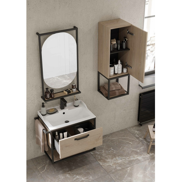 Зеркало Лофт Aquaton Фабрик 50 Дуб Эндгрейн (1A242502LTDU0)