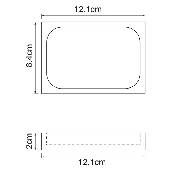 Мыльница WasserKRAFT Kammel белый (K-9129)