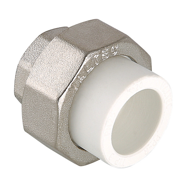 Сгон PP-R 20*1/2"В VALTEC (латунь, белый) VTp.762.0.02004