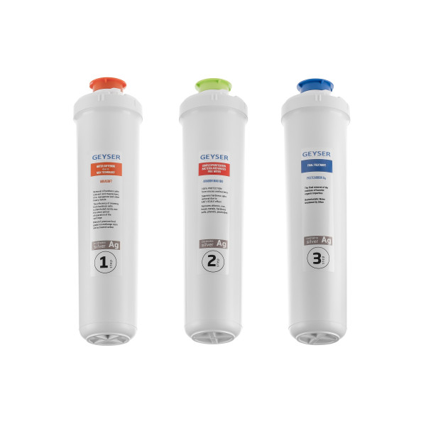 Комплект сменных картриджей для Гейзер Смарт Макс Био (50108) Комплект сменных картриджей для Гейзер Смарт Макс Био (50108)