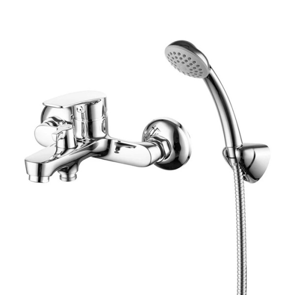 Смеситель для ванны и душа Milardo Horizont с душевым комплектом, хром (HORSB02M02)