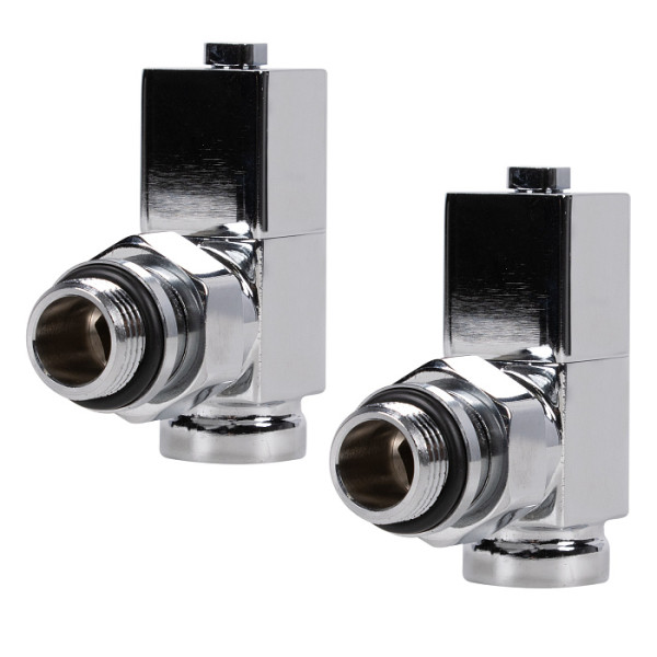 Комплект дизайн-вентилей Royal Thermo CUBE 1/2" угловой (хром) (RTE 56.002) Комплект дизайн-вентилей Royal Thermo CUBE 1/2" угловой (хром) (RTE 56.002)