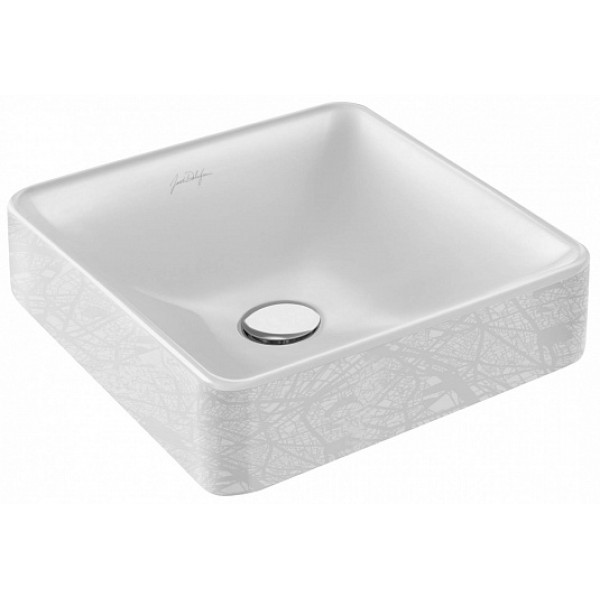 Раковина накладная Jacob Delafon Vox 40x40 белая (EVG102-PT5) Раковина накладная Jacob Delafon Vox 40x40 белая (EVG102-PT5)