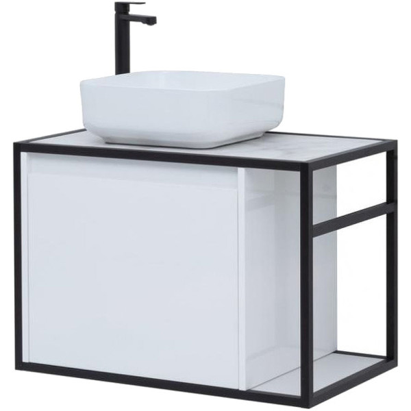 Тумба подвесная Aquanet Nova Lite Loft 75 L белый (00261650)