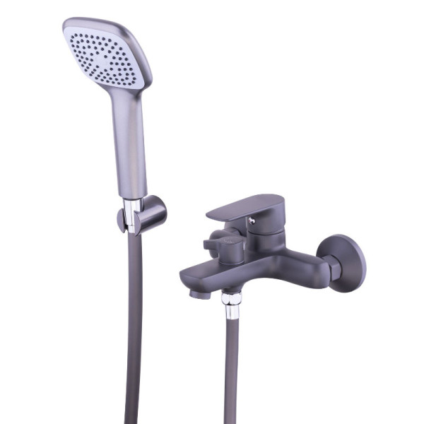 Смеситель для ванны и душа Melodia della vita Moderno оружейная сталь (MDV35140gt)