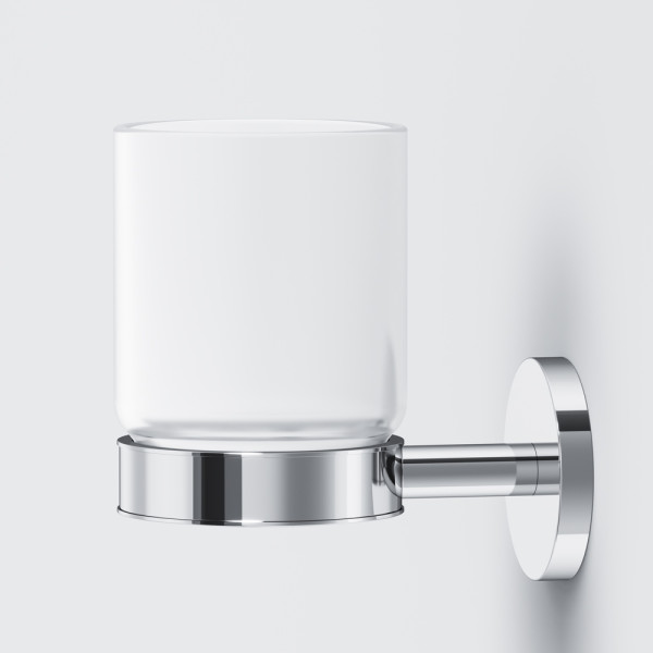 Стакан стеклянный AM.PM X-Joy с настенным держателем (A85A34300) Стакан стеклянный AM.PM X-Joy с настенным держателем (A85A34300)