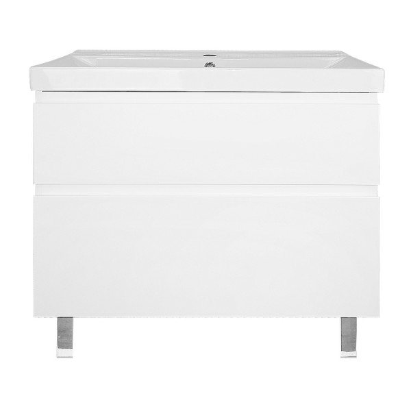 Тумба напольная Azario с раковиной Мила 80Н с раковиной Tempo 80 (CS00091366)