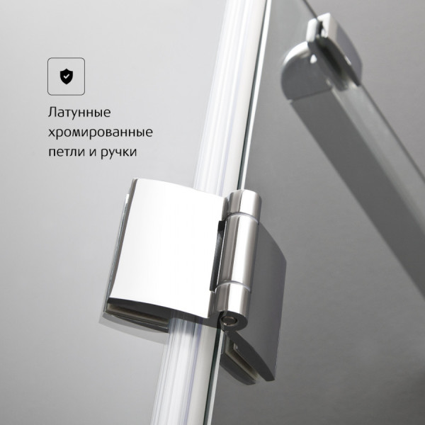 Душевая дверь Roca Metropolis 90x195 стекло прозрачное, профиль хром (7.MP34.0.901.2M) Душевая дверь Roca Metropolis 90x195 стекло прозрачное, профиль хром (7.MP34.0.901.2M)