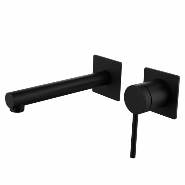 Смеситель для раковины Abber Emotion черный матовый (AF8812B)