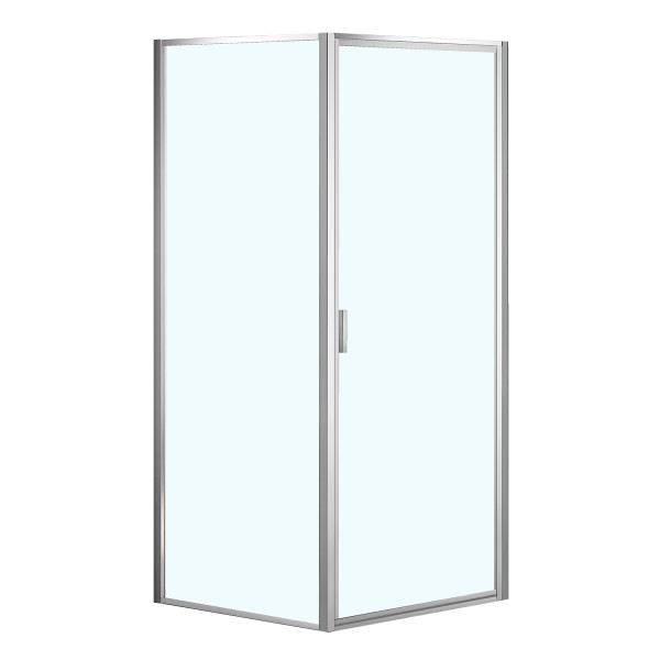 Душевое ограждение Azario Richmond 90х90х195 стекло прозрачное профиль хром (AZ-NAG1221 90)